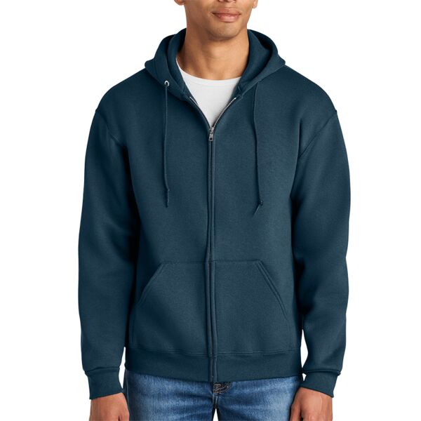 Rugged Unisex Full Zip Hooded Sweatshirt Thumbnail