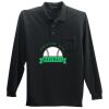 Long Sleeve Silk Touch Polo with Pocket Thumbnail
