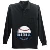 Long Sleeve Silk Touch Polo with Pocket Thumbnail