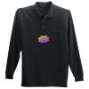 Long Sleeve Silk Touch Polo with Pocket Thumbnail