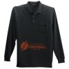 Long Sleeve Silk Touch Polo with Pocket Thumbnail